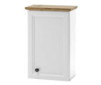 Toskana kézzel készített fehér mdf függő tölgy szekrény 41x24x70 cm