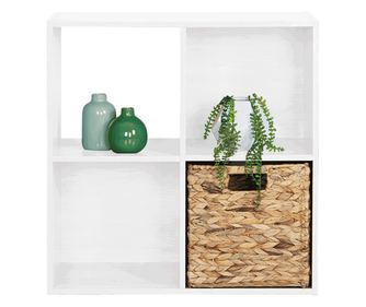Preto fehér mdf függőpolc 60x28x60 cm