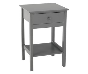 Malise szürke MDF éjjeliszekrény 40x38x60 cm