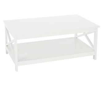 Edria fehér MDF dohányzóasztal 87x54,5x37 cm