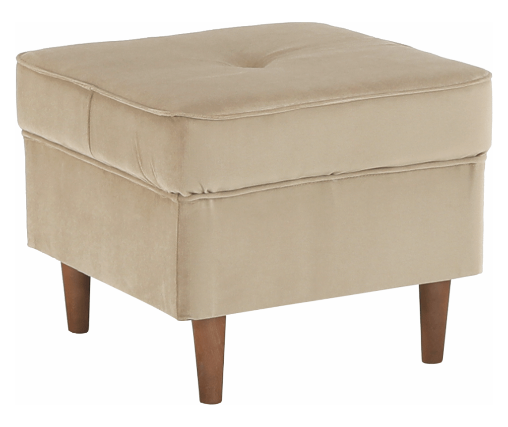 Bézs és diófa Rufino szék 40x40x40 cm