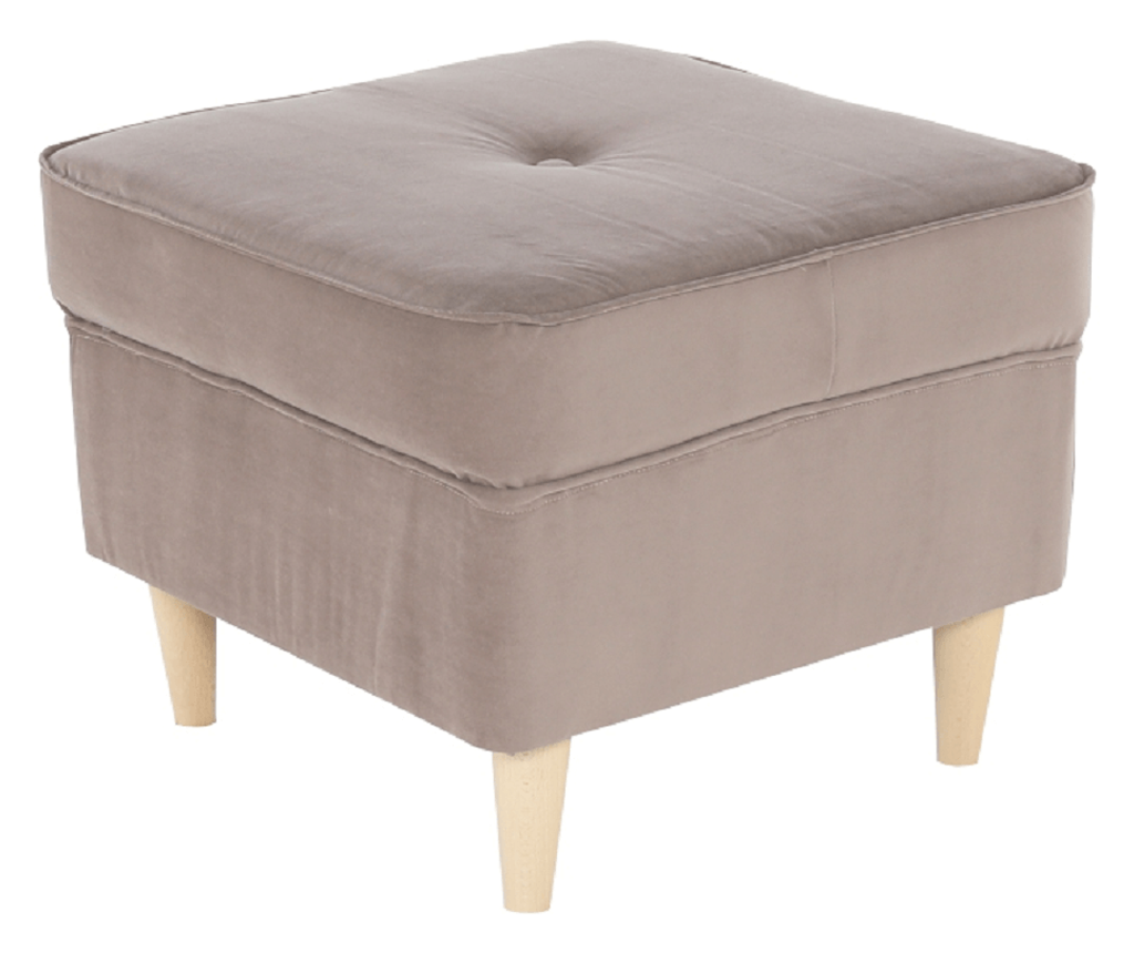 Taupe/Natural Rufino Stol 40x40x40 cm