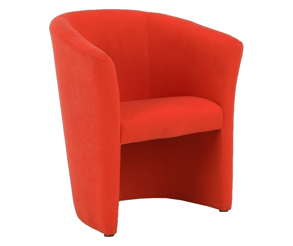 Fotoliu tapiterie textil portocaliu Cuba 65x60x77 cm