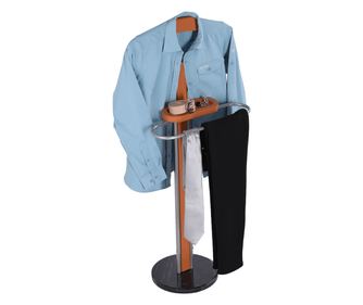 Закачалка за дрехи Luke Бук Сребрист 30x118 см