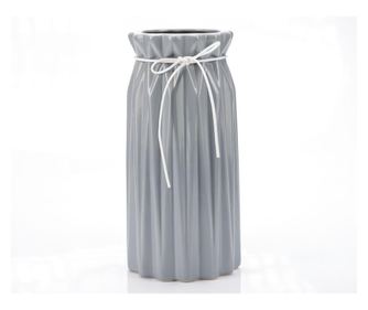 Vaza decorativa, mare, gri, 26 cm