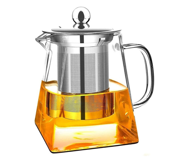 Ceainic cu infuzor Quasar & Co.®, 350 ml,  recipient pentru ceai cu infuzor si capac
