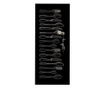 Кухненски Quasar & Co., нехлъзгав, модел Bon Apetit, 50 x 100 cm, полиестер, тъмно сив