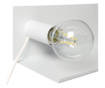 Етажерка Atmosphera, и магнитно лампа, 50 x 16 x 12 см, Бял