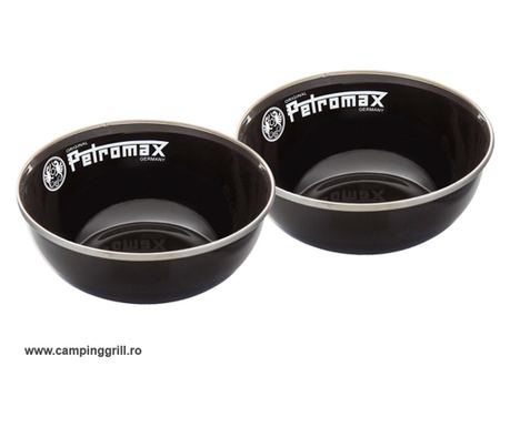 Set boluri emailate negre Petromax
