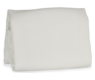 Покривка за легло Геометричен Бял (180 x 260 cm)