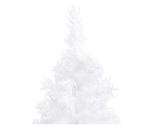 Kutno umjetno božićno drvce bijelo 180 cm PVC