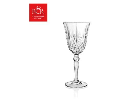 Комплект чаши за червено вино RCR Style Melodia, Kристални, HoReCa, 6 броя, ХоРеКа