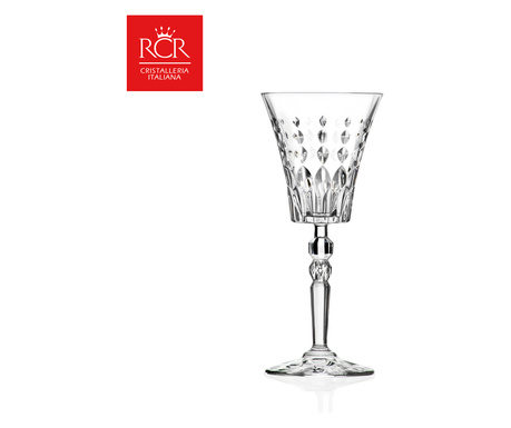 Комплект чаши за червено вино RCR Style Marilyn, Kристални, HoReCa, 6 броя, ХоРеКа