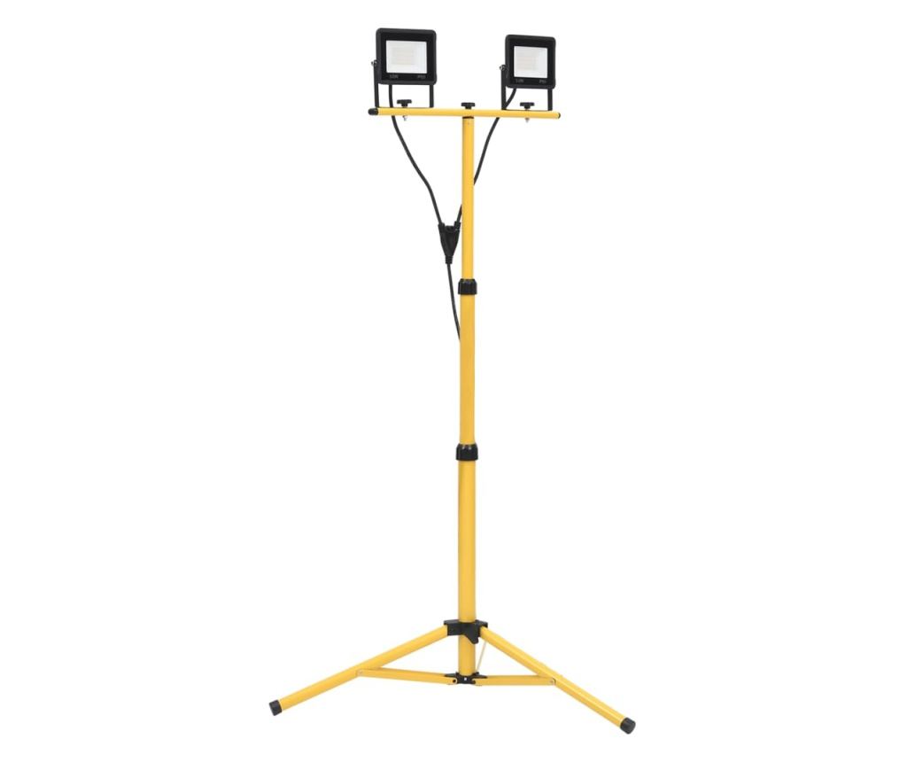 meleg fehér fényű háromlábú LED-es reflektor 2 x 50 W - 4