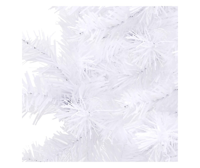Kutno umjetno božićno drvce bijelo 210 cm PVC