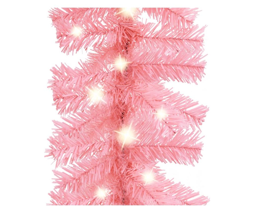 Božićna girlanda s LED svjetlima, ružičasta, 20 m - 4