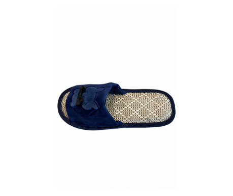 Papuci decupati pentru dama, albastru, marime 40-41, 27 cm
