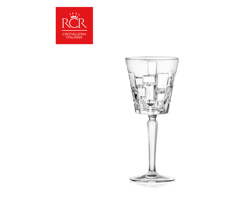 Комплект чаши за бяло вино, RCR Style Etna, Kристални, HoReCa, 6 броя, ХоРеКа