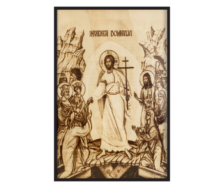 Icoana invierii domnului Iisus Hristos 21x30 cm