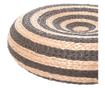 Perna pentru podea Kasanova, d 60 cm, h 17 cm, paie si structura fier, perna meditatie/yoga
