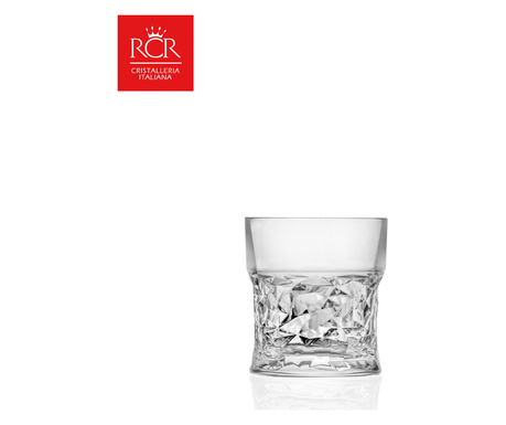 Комплект чаши за уиски RCR Style Sound Funky, Kристални, HoReCa, 6 броя, ХоРеКа