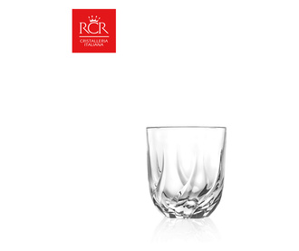 Комплект чаши за уиски RCR Style Trix, Kристални, HoReCa, 6 броя, ХоРеКа