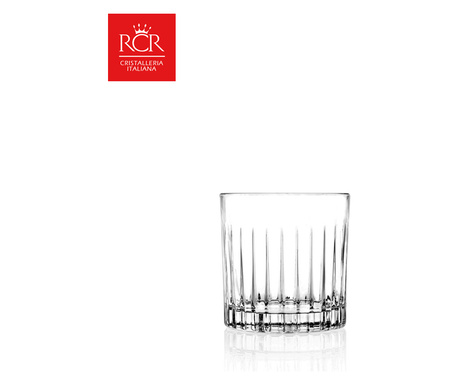 Комплект чаши за уиски RCR Style Timeless, Kристални, HoReCa, 6 броя, ХоРеКа