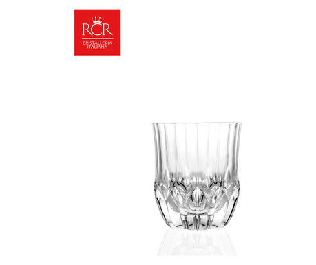 Комплект чаши за уиски RCR Style Adagio, Kристални, HoReCa, 6 броя, ХоРеКа