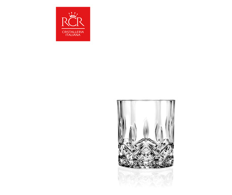 Комплект чаши за уиски / водка RCR Style Opera, Kристални, 6 броя