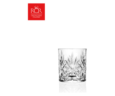 Комплект чаши за уиски / водка RCR Style Melodia, Kристални, 6 броя