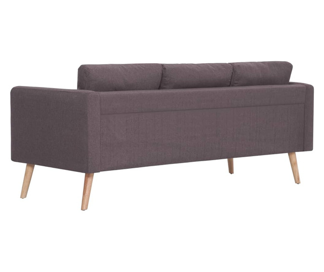 2-dijelni set sofa od tkanine bež