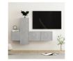 Set TV komoda, 3 kom., siva beton, PAL