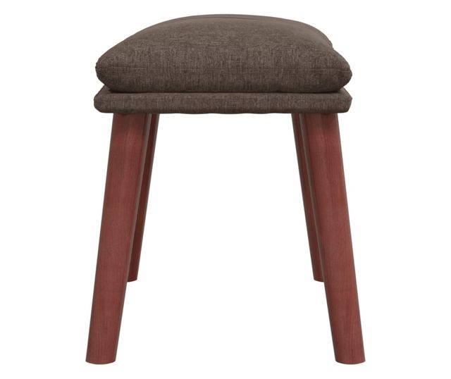 Stolček za noge taupe 45x29,5x35 cm blago