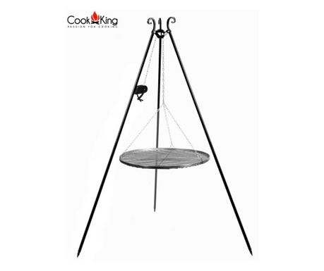 Тринога за огнище H=180cm W=60cm + ролка