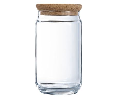 Буркан Luminarc Pure Jar, Кристал, Kорк, 2 L