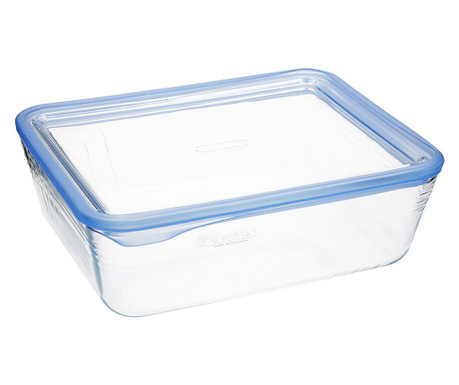Кутия за обяд Pyrex Pure Glass, Кристал, Прозрачен, 0,8 L