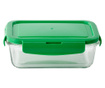 Кутия за обяд RAINBOW BE Benetton 1860 ml Зелен Боросиликатно Стъкло