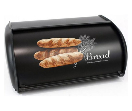 Кутия за Хляб Privilege Метал Черен