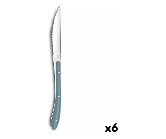 Нож за маса Amefa Bistro, Метал, Двуцветен, 23 cm, 6 броя