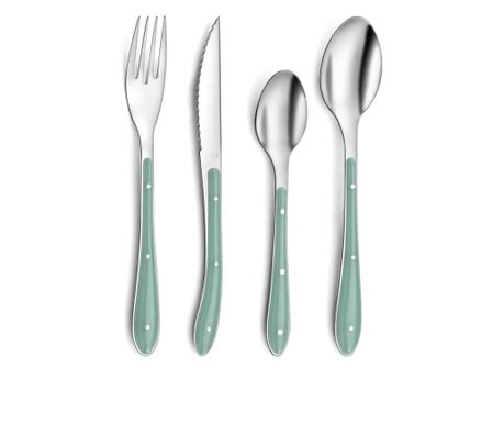 Прибори Amefa Bistro Зелен Метал (24 pcs)
