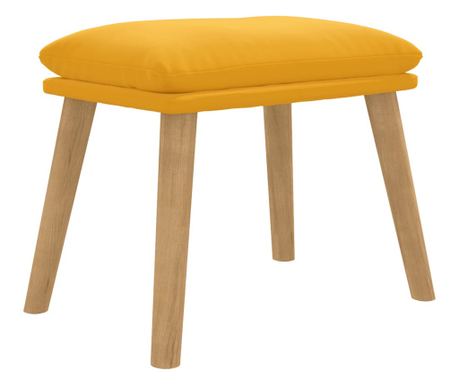 Tabure boja senfa 45x29,5x35 cm baršunasti 