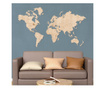 Zidna karta svijeta 100x60cm, Prime, svijetlo drvo