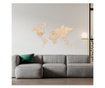 Zidna karta svijeta 150x90cm, Exclusive, svijetlo drvo