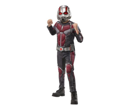 Costum cu muschi Ant Man Deluxe Avengers pentru copii 5-7 ani 110-120 cm