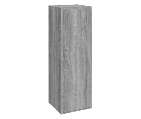 ТВ шкаф, сив сонома, 30,5x30x90 см, инженерно дърво