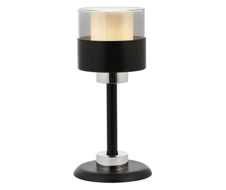 AVONNI ML-60193-1BSY Black Painted Table Lamp E27 Metal Glass 16cm