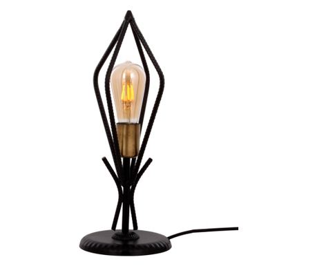 AVONNI ML-65059-1E Antique/Black Plated Floor Lamp E27 Metal Glass 12cm