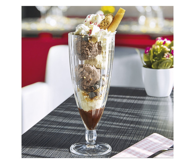 Чаша за сладолед и шейкове Arcoroc Прозрачен 6 броя 36 cl