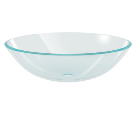 Umivalnik Kaljeno Steklo 42 cm Prosojen