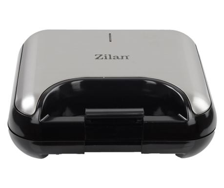 Sandwich-Maker 3 in 1 Zilan ZLN4704 Gri, putere 800W, sistem de închidere